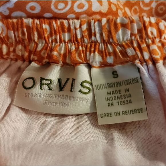 Orvis Ruffle Tiered Pullup Maxi Skirt Size S - Picture 5 of 5